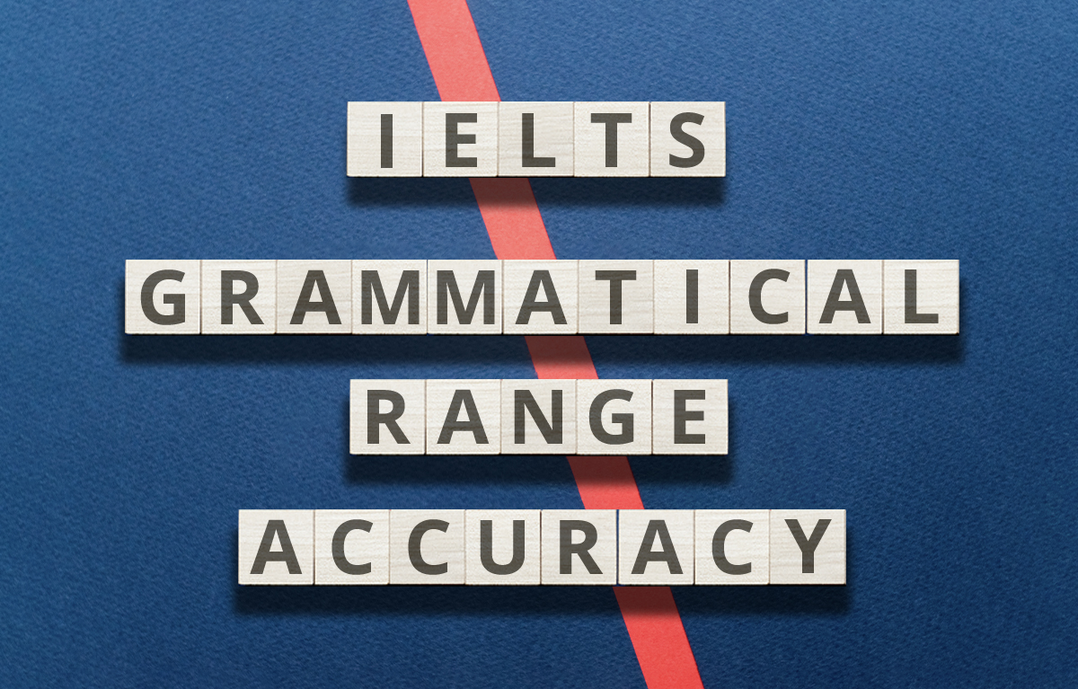 Qué significa 'rango gramatical y precisión' en el examen oral de IELTS