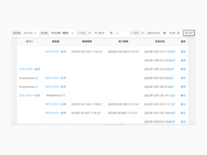 【2023.03 アップデート】通話URLの一覧ページを新設 【2023.03 アップデート】通話URLの一覧ページを新設