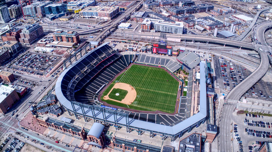 A ballpark in the US